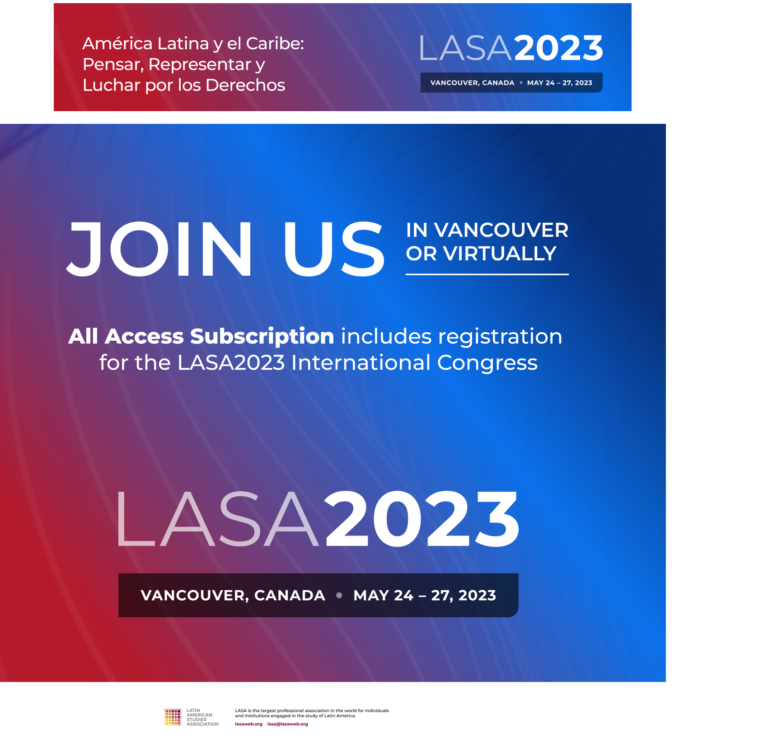 Congreso LASA 2023(LATIN AMERICAN STUDIES ASSOCIATION) Vancouver